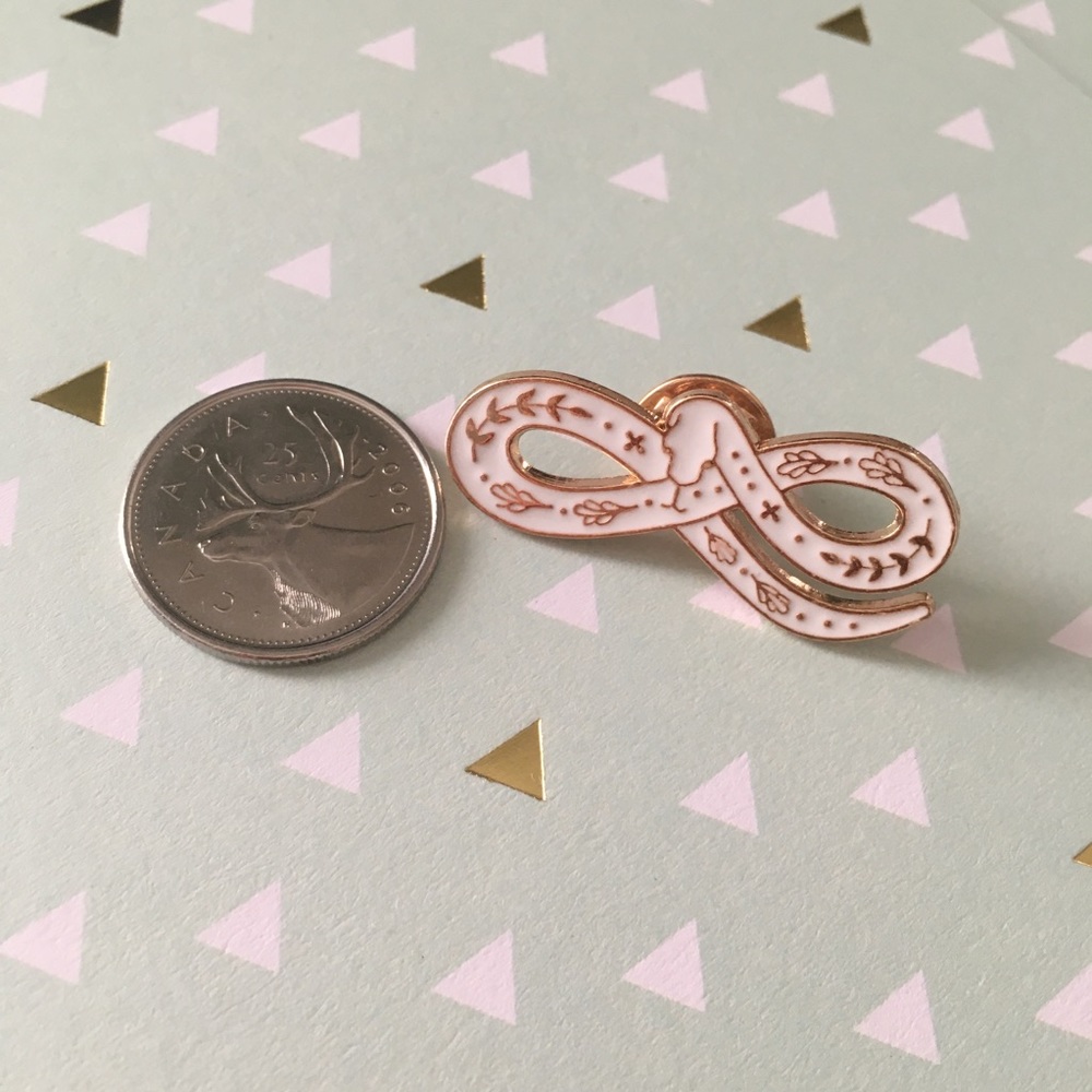 White Snake 🐍 Enamel pin